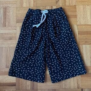 cotton wide leg gaucho pants by open edit